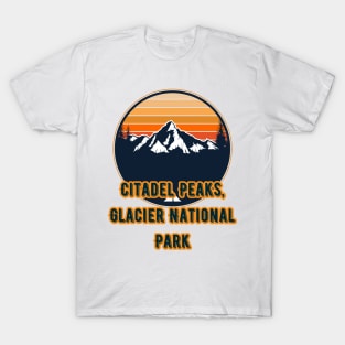 Citadel Peaks, Glacier National Park T-Shirt